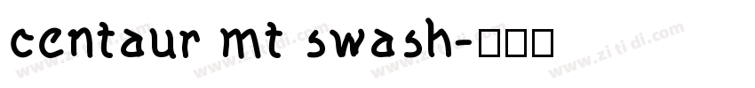 centaur mt swash字体转换